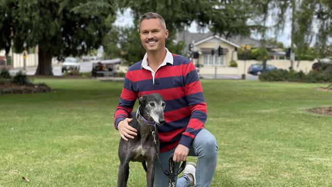 Moonee Valley City Councillor Cam Nation wants more support for post-racing greyhounds. Picture: Supplied