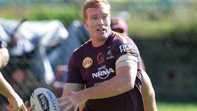 Jack Reed. The Brisbane Broncos training at Red Hill. Pic Peter Wallis