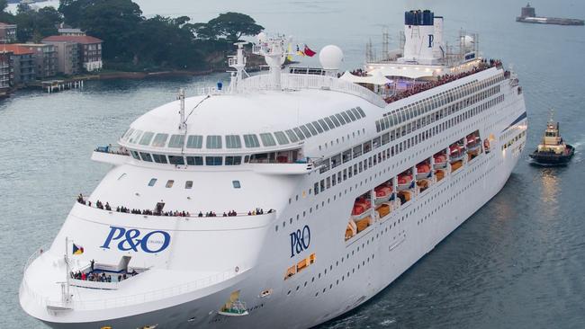 P&amp;O’s <i>The Pacific Dawn</i> cruise ship. Picture: James Morgan