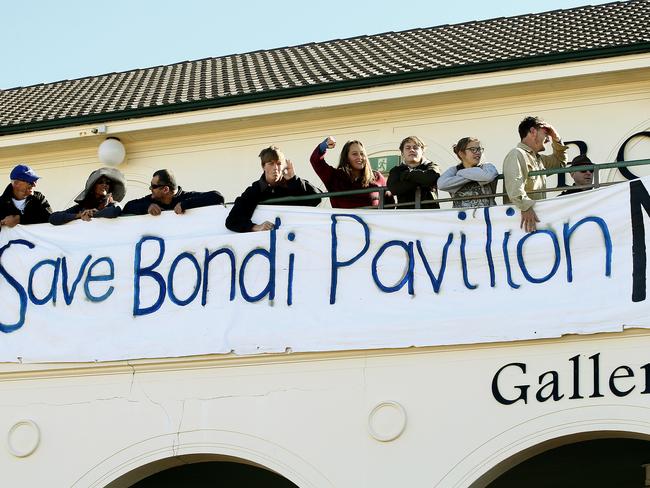 The future of Bondi Pavilion has caused a division between locals and council. Picture: John Appleyard