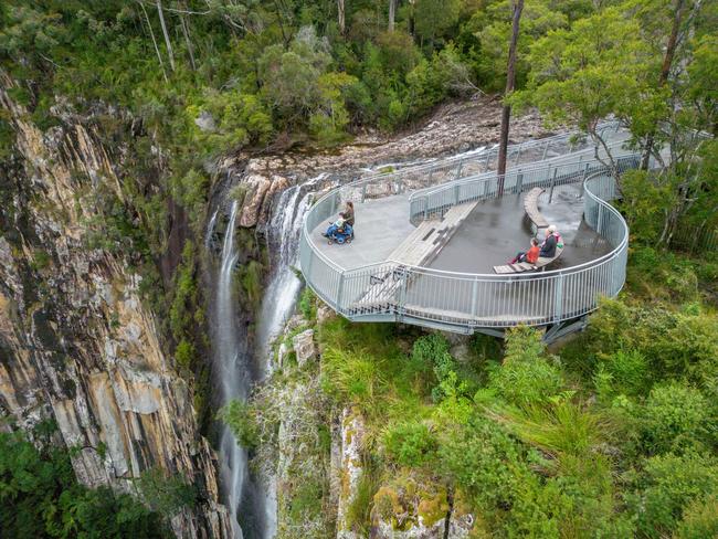 39-kilometre Gidjuum Gulganyi Walk in Tweed Byron hinterland: Minyon Falls - Nightcap National Park.