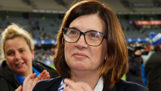 North Melbourne president Sonja Hood. Picture: AFL Photos/Getty Images