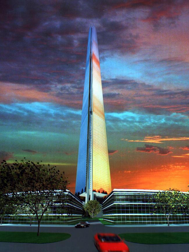 An artist impression of the tower.