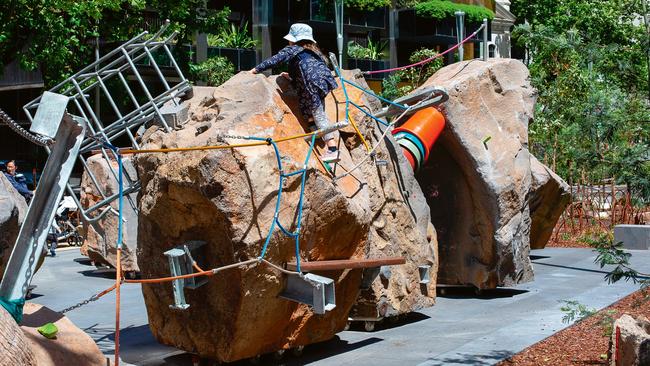 Rocks on Wheels in Southbank, Melbourne. Picture: Mike Hewson