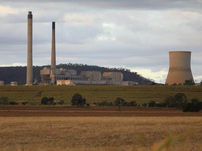 Callide Power Station today after a fire. Photo - Steve Vit