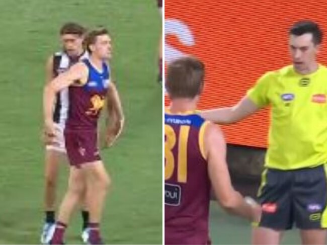 ‘Arms out’s 50, mate’: AFL backs umps in ‘abuse’ crackdown