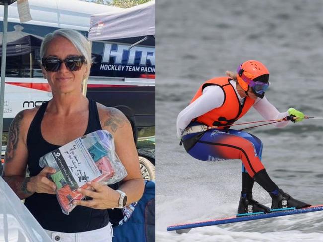 Gold Coast mother-of-four Amy Hockley was killed in a freak water skiing accident near Grafton in northern NSW at the weekend. Picture: Facebook