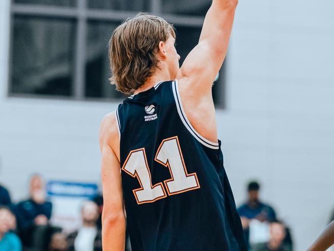 Johnny Furphy lit up the Academy Games. Picture: NBA Academy