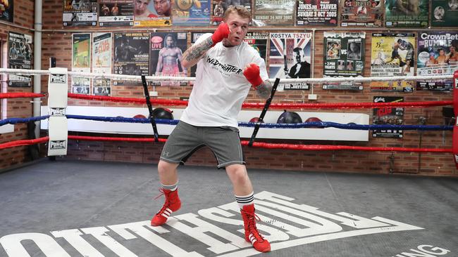 Australian boxer Daniel Lewis. Picture: Brett Costello