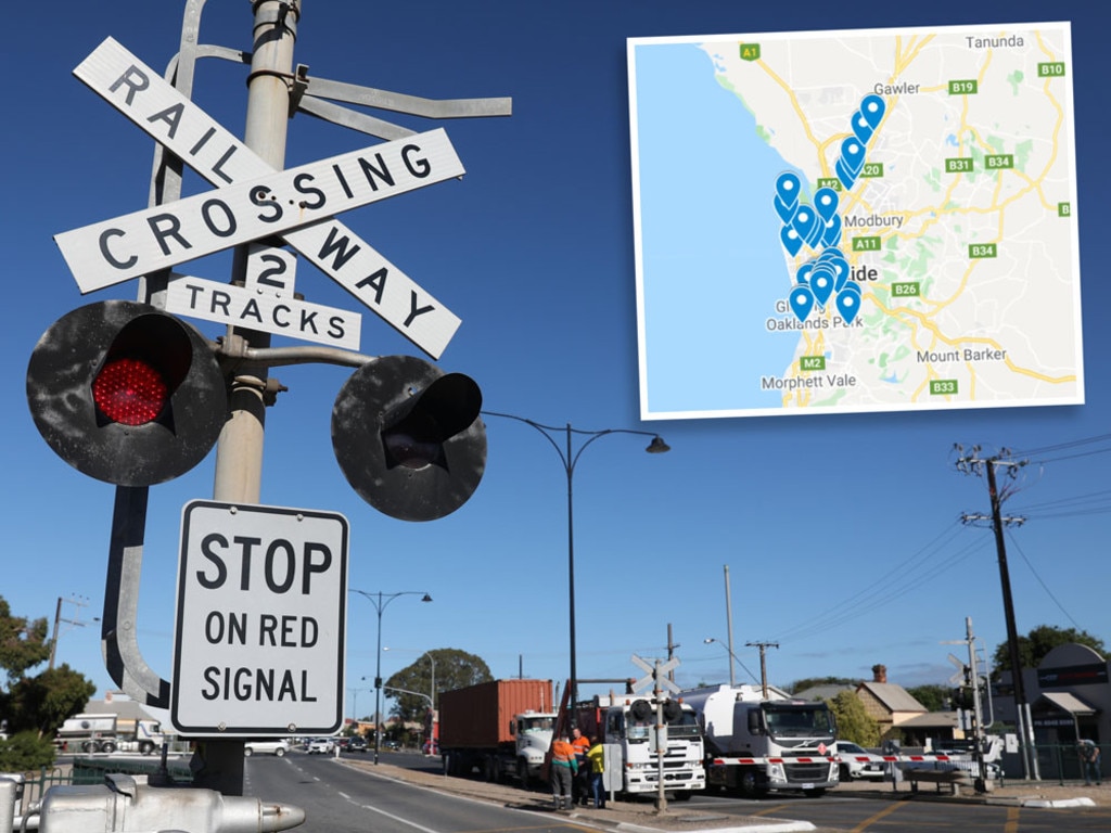 Adelaide S 31 Most Dangerous Level Crossings The Advertiser