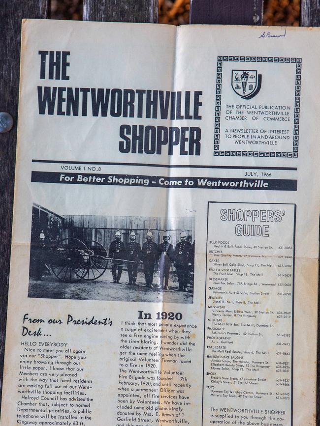 A 1966 copy of the Wentworthville Shopper.