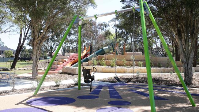 A new playground which was opened at ELS Hall Park by Ryde Council. AAP Image/Craig Wilson