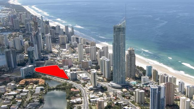 Surfers Paradise Transit Centre site: Supplied by: Gold Coast City Council