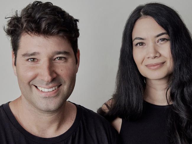 Canva founders Cliff Obrecht and Melanie Perkins. Source:  Max Doyle