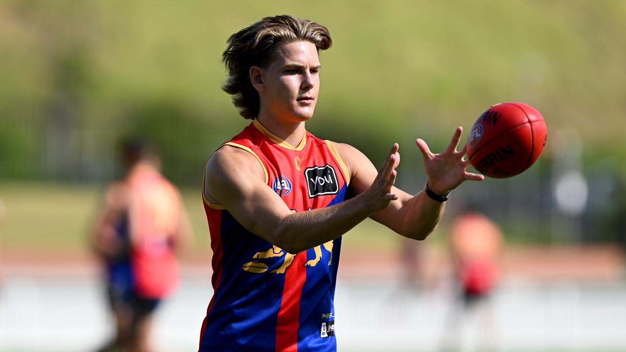 No.2 draft pick Will Ashcroft is expected to score well straight away in the strong Brisbane midfield. Picture: Bradley Kanaris/Getty Images