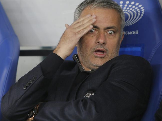 Chelsea manager Jose Mourinho has had a tough start to the season.