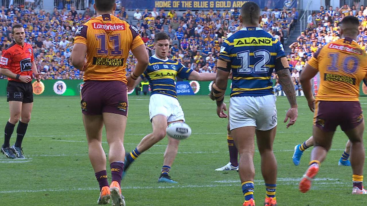 Mitchell Moses produced a freak try assist for Michael Jennings.
