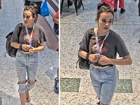 It has been alleged that this woman stole money from a visually impaired man at a shopping centre in Mount Druitt. Police are appealing to the public to identify her. Source: NSW Police Force