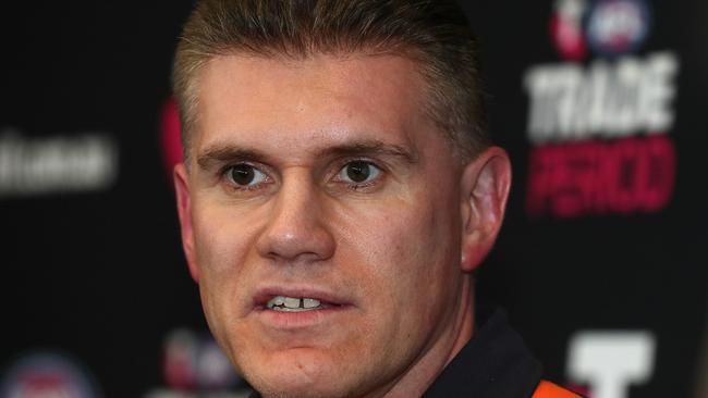 GWS football boss Jason McCartney took a swipe at Adelaide after the Hately deal fell through. Picture: Michael Klein.