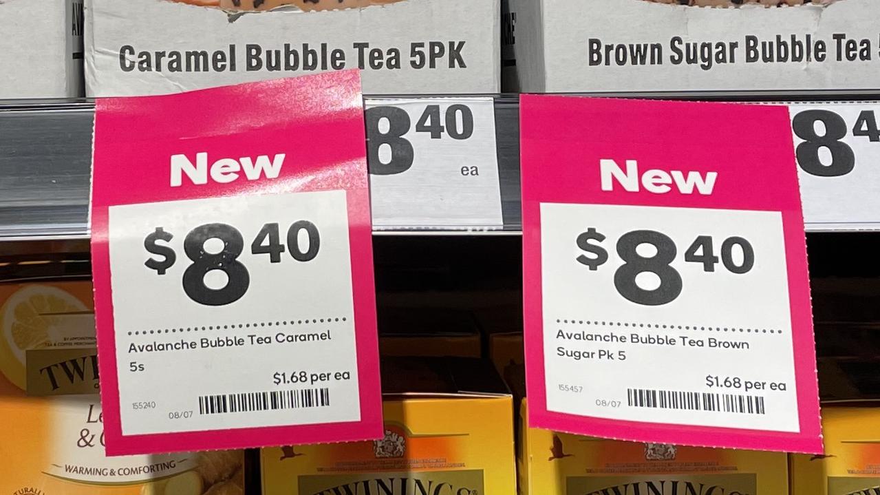 Woolworths Shoppers Lose Minds Over New Bubble Tea Range