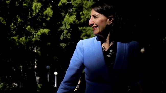 NSW Premier Gladys Berejiklian refused to be drawn on when it would be completed, with her gov­ernment facing a legal battle with Acciona.