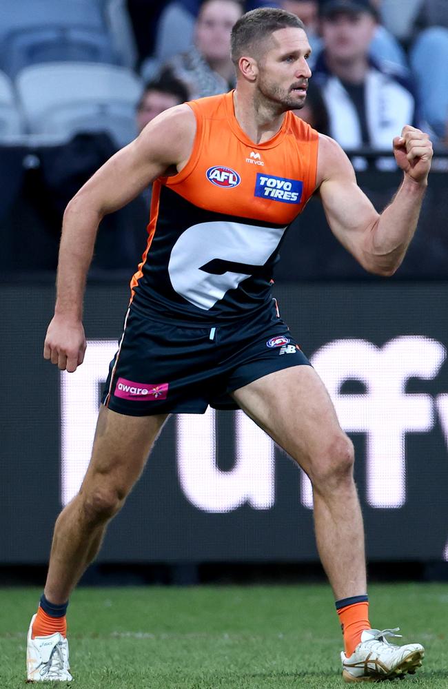 Hogan was the difference in Geelong. Picture: Josh Chadwick/Getty Images