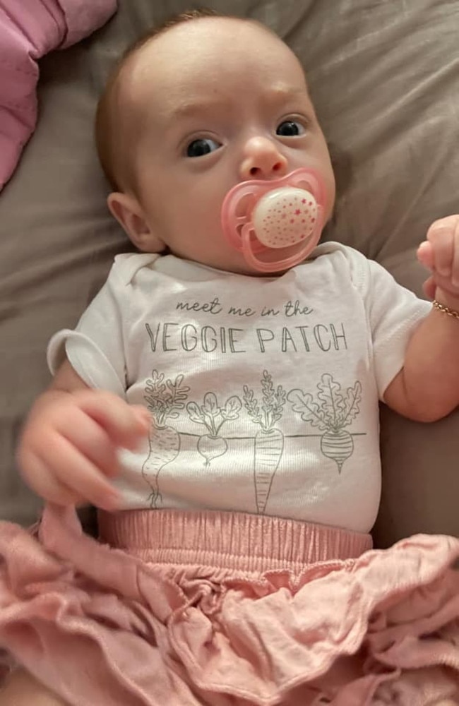Avah Aileen Durante was born on December 10, 2021. Picture: Kymberley Robke DMBD21