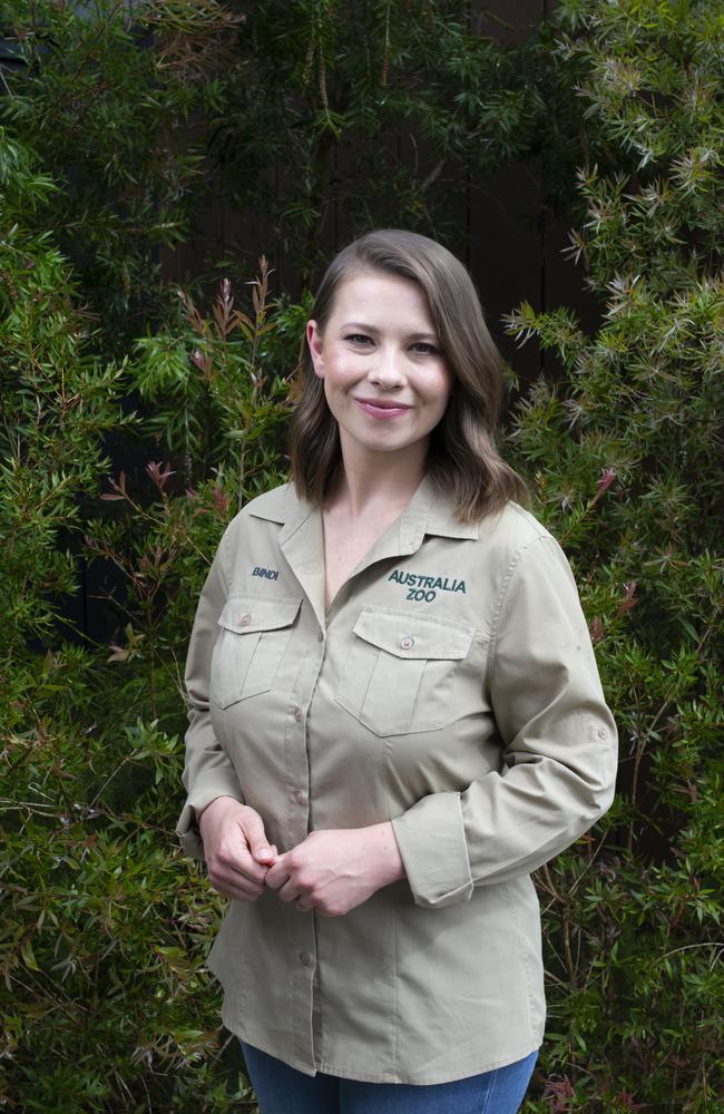 Bindi Irwin at Australia Zoo. Picture: Russell Shakespeare