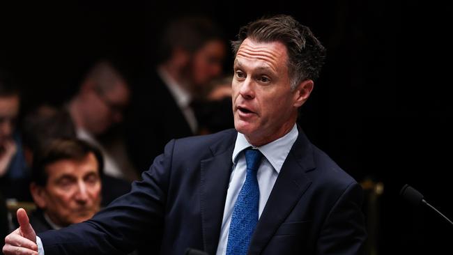 SYDNEY, AUSTRALIA - NewsWire Photos MAY 28: 2025 : NSW Premier Chris Minns speaks during Question Time in the Legislative Assembly at New South Wales Parliament House in Sydney. Photo: NewsWire/ Gaye Gerard