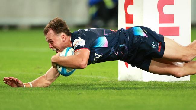 Darby Lancaster playing for the Rebels in Super Rugby.