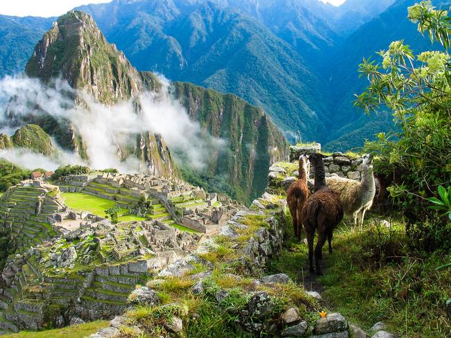 Machu Picchu is an Incan citadel set high in the Andes Mountains in Peru. It has become a popular tourist destination.