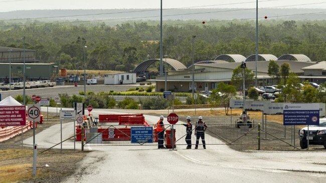 The entry to Grosvenor Mine, near Moranbah. Picture: Daryl Wright