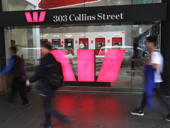 25/11/2019 Westpac bank branch in Collins St Melbourne . Picture : David Geraghty / The Australian