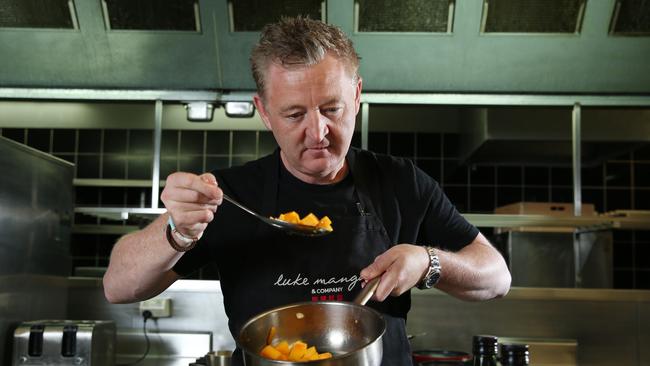 Celebrity chef Luke Mangan at his restaurant Luke's Kitchen in Sydney. Picture: Britta Campion / The Australian