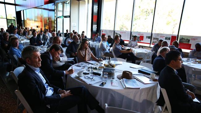 Residents and business leaders at Wollondilly’s rail symposium. Picture: Angelo Velardo