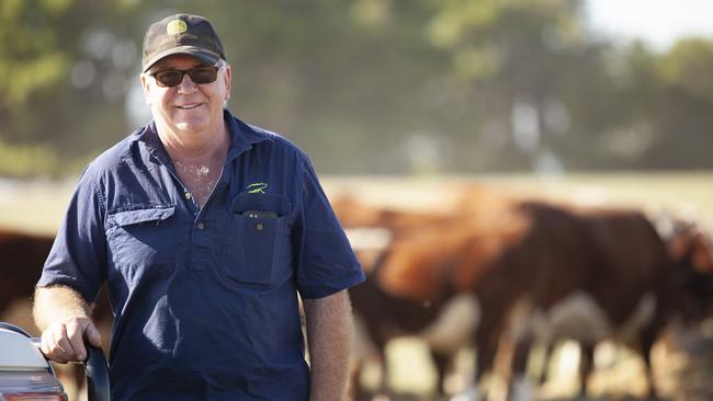 Berrigan cattle and potato farmer John Doyle has become the first producer to use the Provenir mobile abattoir services. Picture: Jayne Newgreen