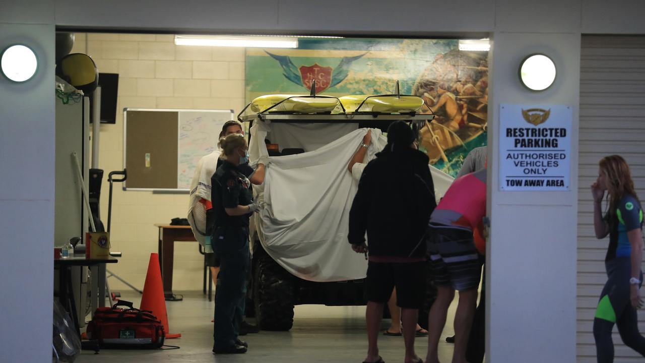 A man has died in a shark attack at Coolangatta.