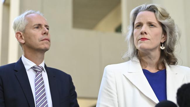 Immigration Minister Andrew Giles and Home Affairs Minister Clare O’Neil have faced constant attacks from the Coalition over their handling of immigration and immigration detention. Picture: NCA NewsWire / Martin Ollman