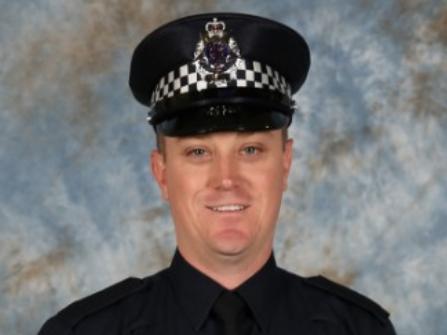 Constable Glen Humphris was also killed in the horror Eastern Freeway crash.