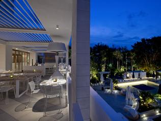 TWILIGHT: Overlook the glamorous pool from Cucina Vivo.