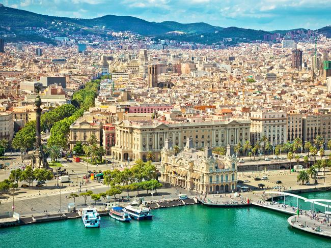 Port in Barcelona, Catalonia, Spain.  La Rambla famous Street in BarcelonaPhoto - GettyEscape 21 August 2022Europe cover feature