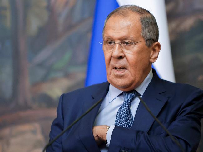 Russian Foreign Minister Sergei Lavrov. Picture: AFP