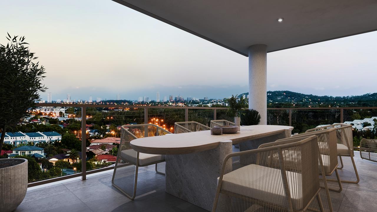 The apartments are designed to capture the outlook, whether it's the city skyline or lush hinterland views.