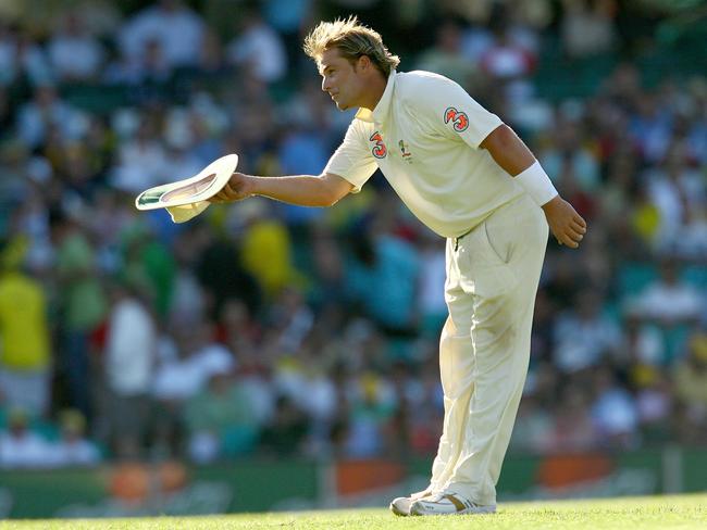 Fans will be encouraged to don floppy caps and white zinc as a tribute to Warne. Picture: Getty