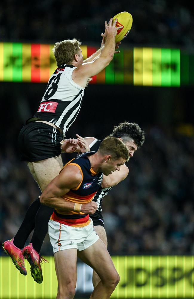 Jason Horne-Francis had a big second half on Saturday night. Picture: Mark Brake/Getty Images