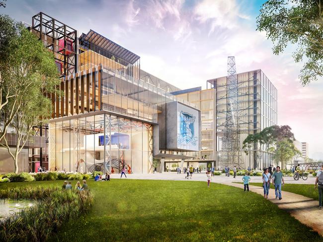 The campus is predicted to creat 11,000 jobs by 2040. Artist’s impression: University of Melbourne