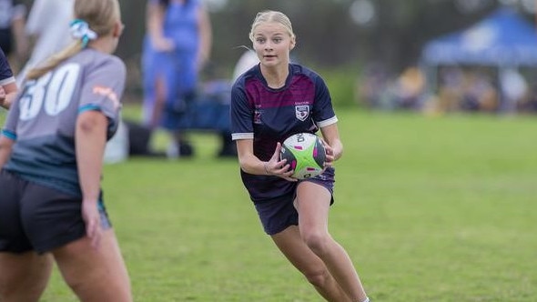 Wynnum Manly’s Leevi Williams from Stretton State College is a representative footballer.