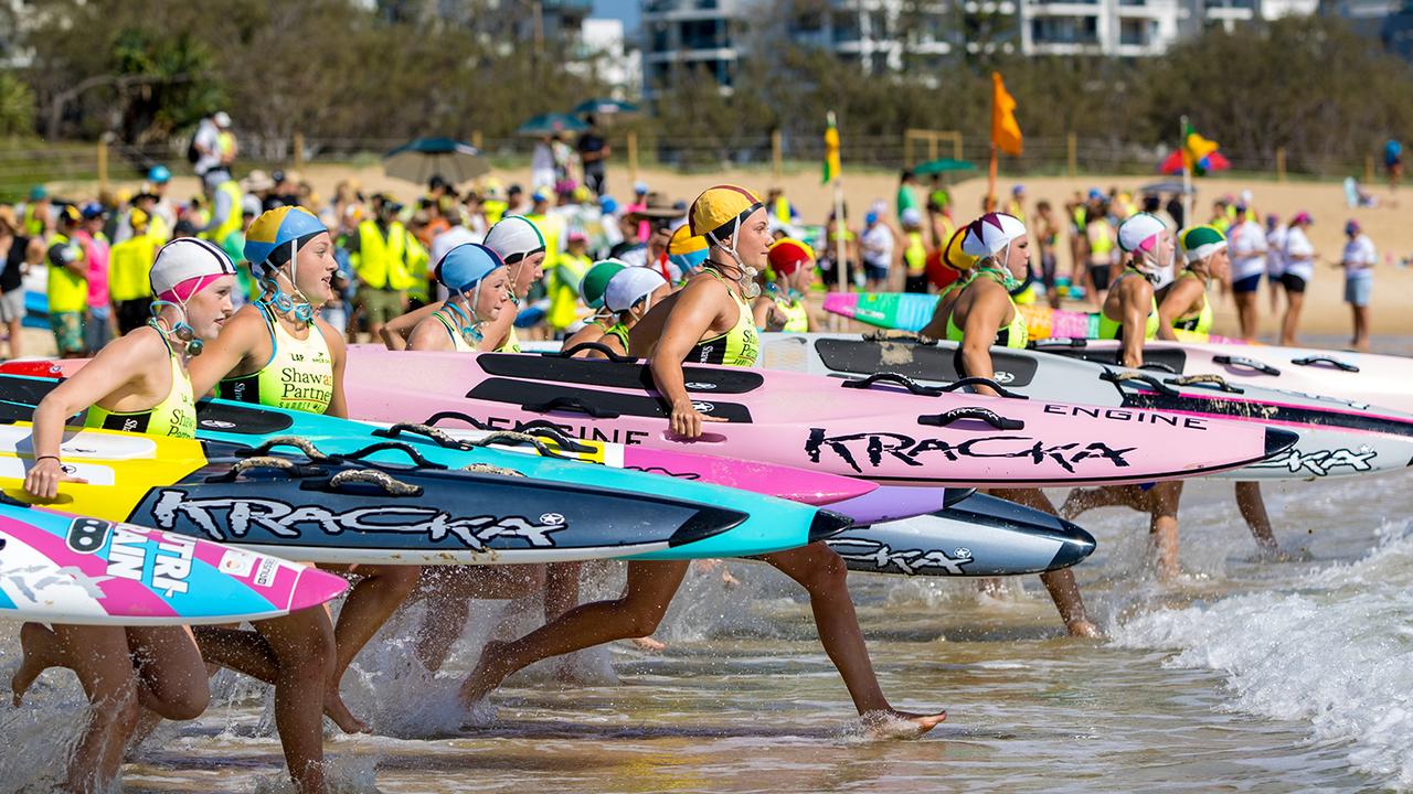 Surf teenager Olivia Clues in action. Picture: Supplied