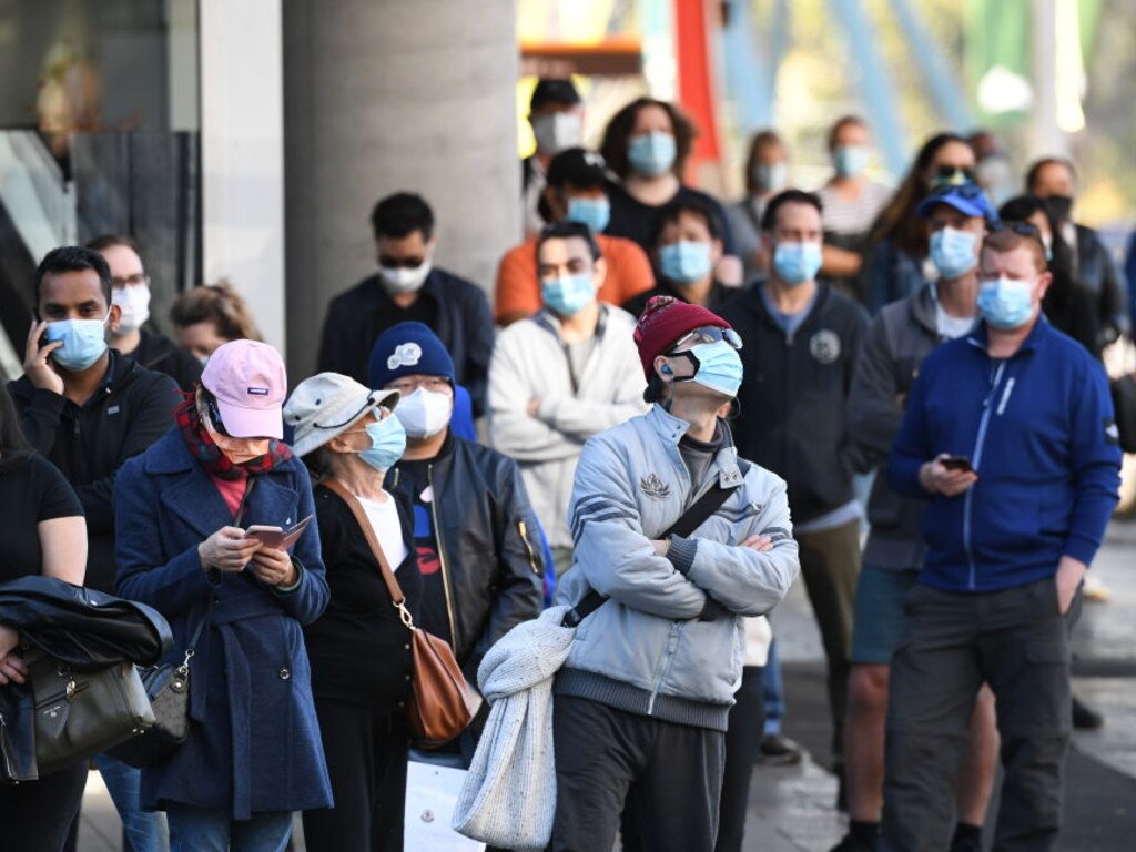 More than five million NSW vaccine doses have been administered in NSW since February 22. Picture: James D. Morgan/Getty Images