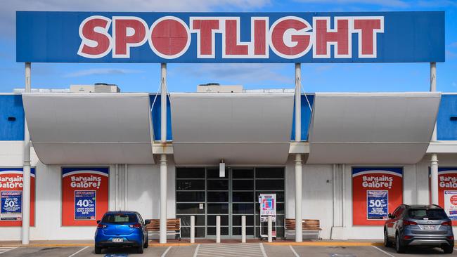 Spotlight has kept its Australian stores open during the COVID-19 pandemic.